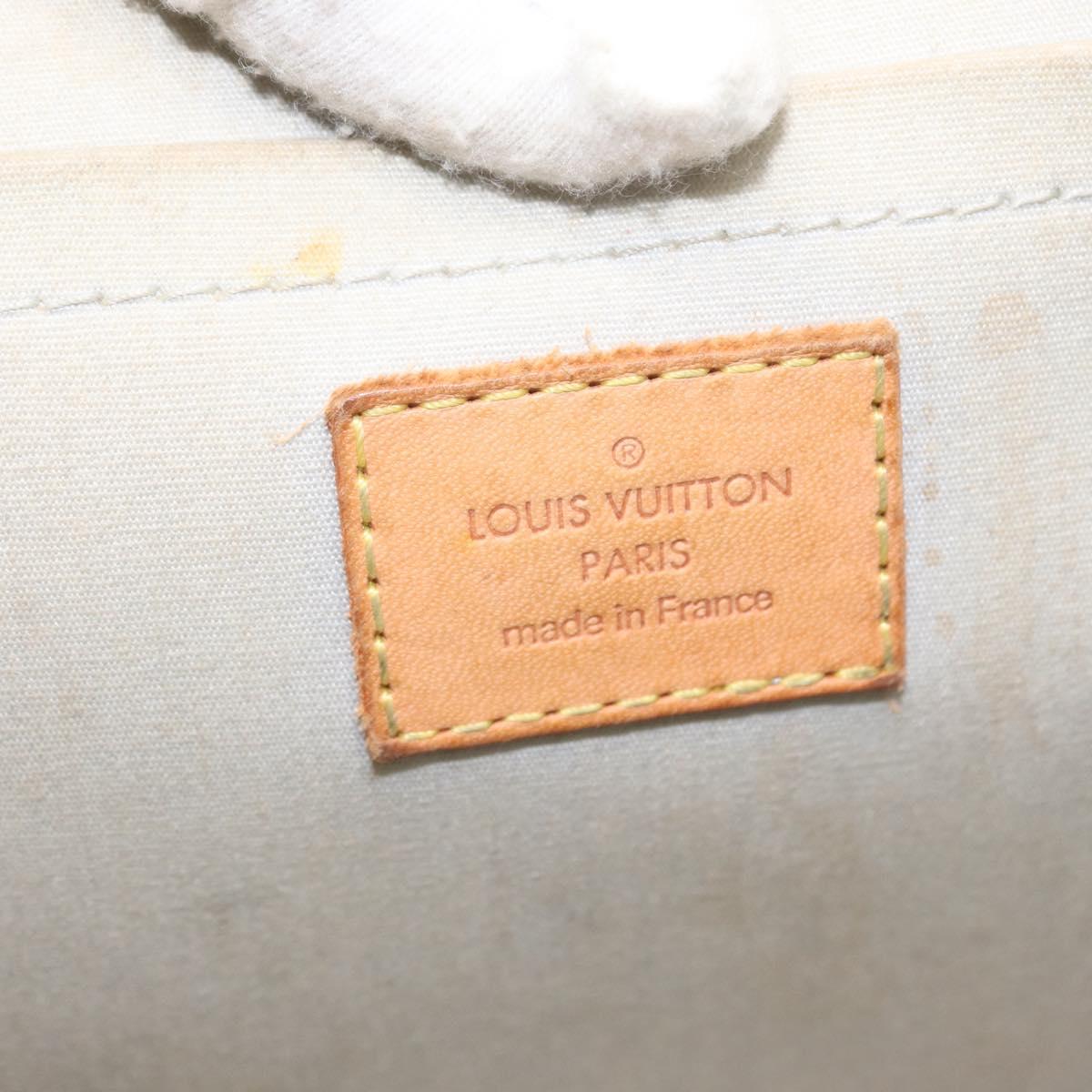 LOUIS VUITTON Monogram Vernis Rosewood Avenue Hand Bag Perle M93508 Auth 152503