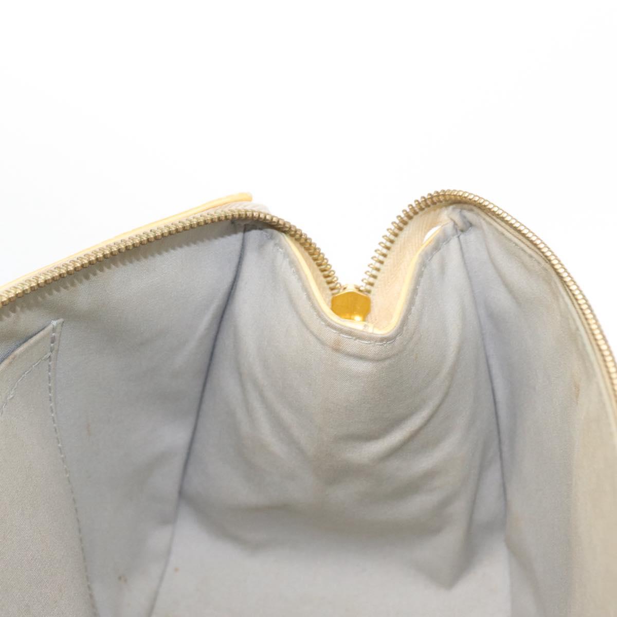 LOUIS VUITTON Monogram Vernis Rosewood Avenue Hand Bag Perle M93508 Auth 152503