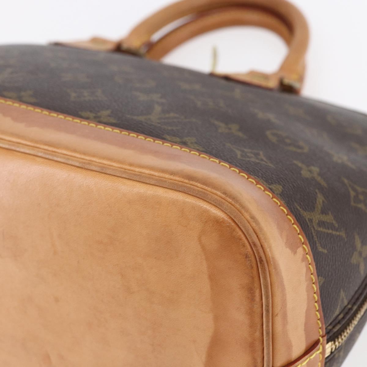 LOUIS VUITTON Monogram Alma Hand Bag M51130 LV Auth 152504
