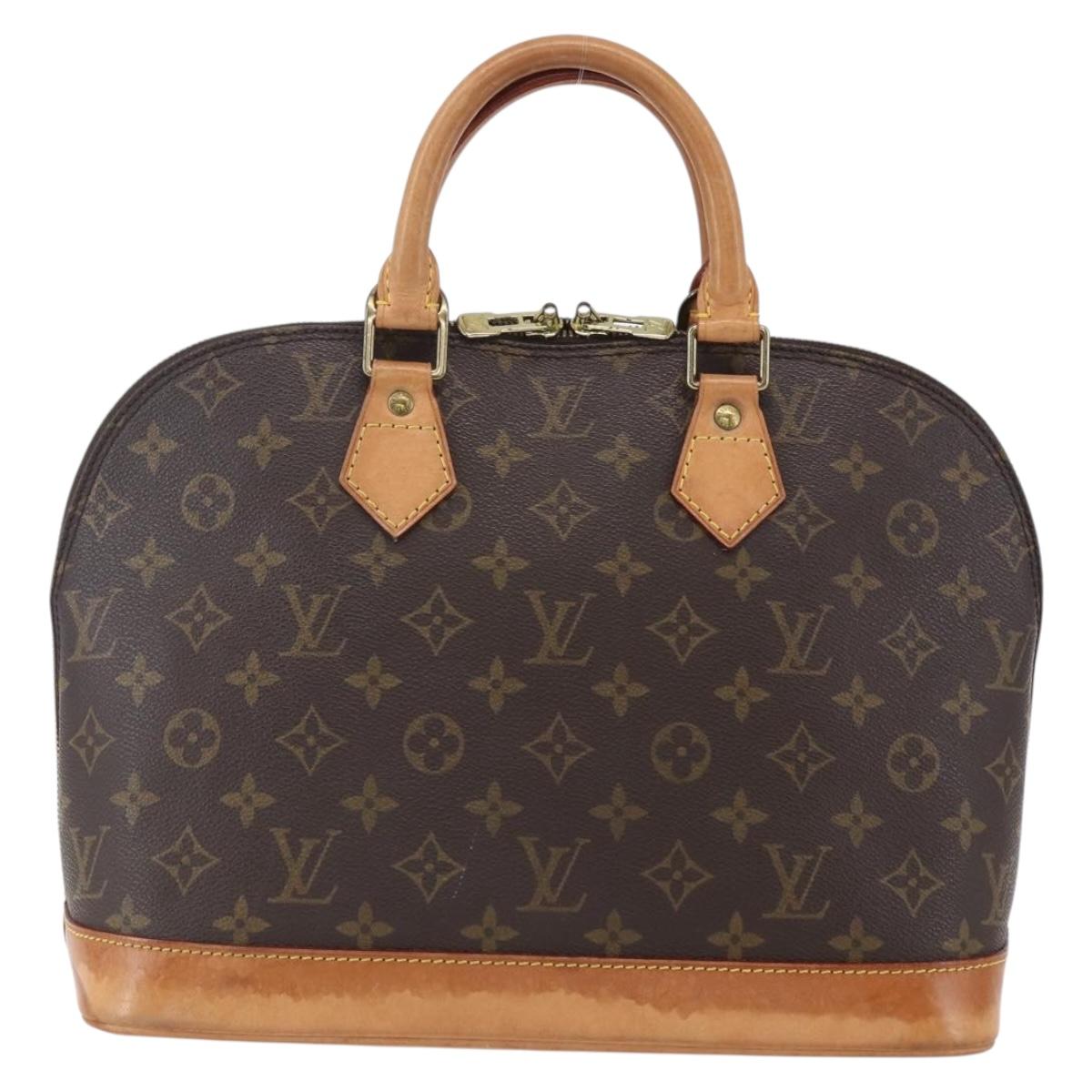 LOUIS VUITTON Monogram Alma Hand Bag M51130 LV Auth 152504