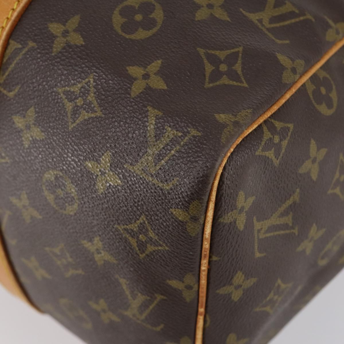 LOUIS VUITTON Monogram Sac Souple 35 Boston Bag M41626 LV Auth 152506