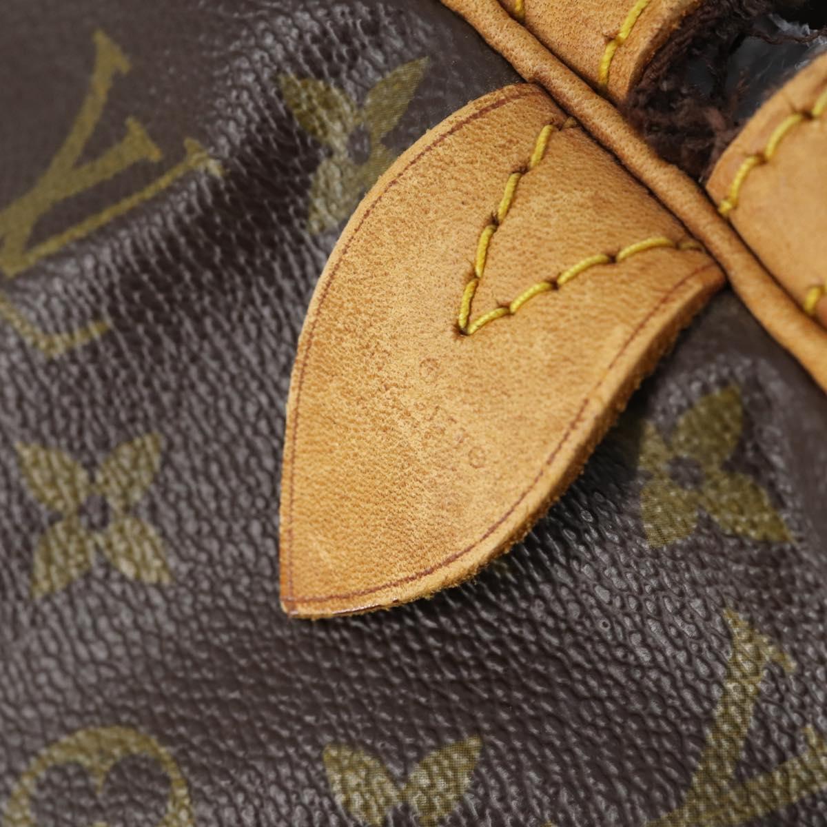 LOUIS VUITTON Monogram Sac Souple 35 Boston Bag M41626 LV Auth 152506