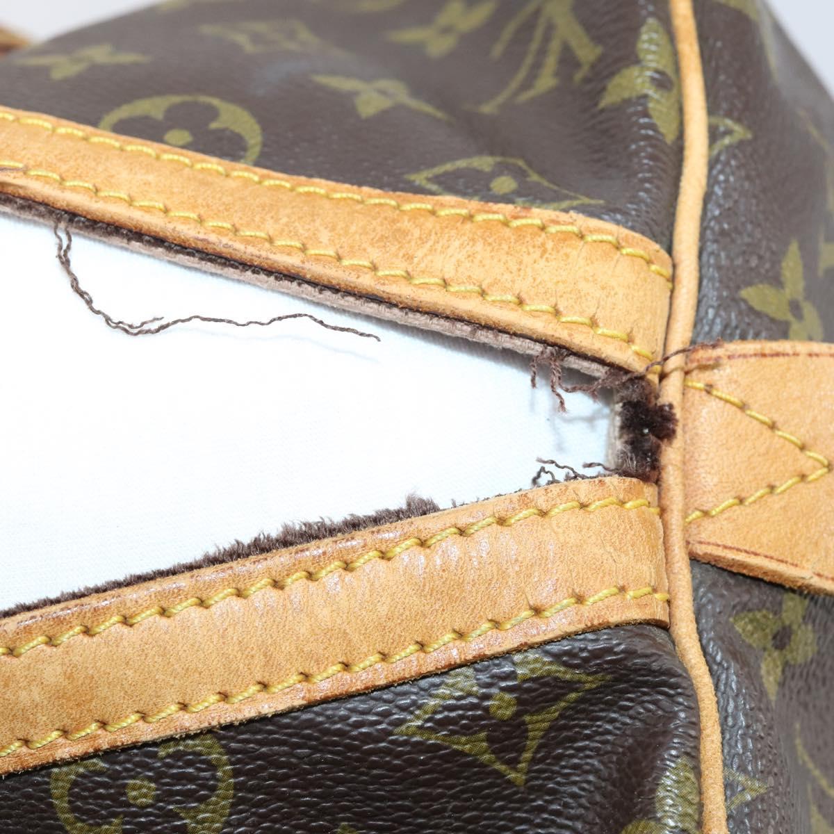 LOUIS VUITTON Monogram Sac Souple 35 Boston Bag M41626 LV Auth 152506