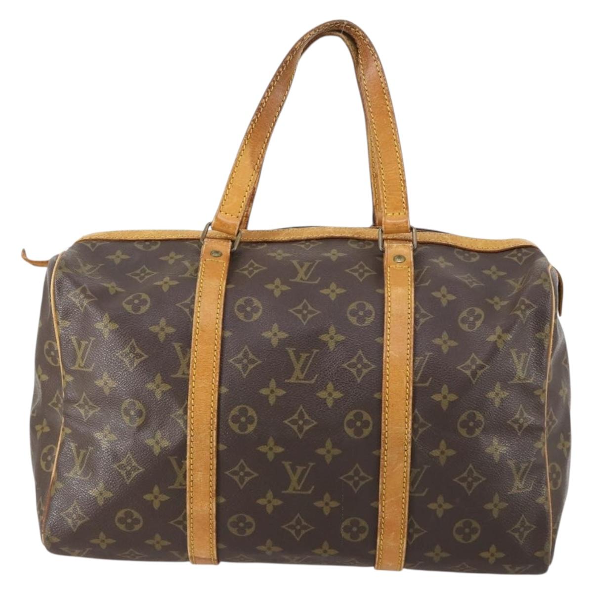 LOUIS VUITTON Monogram Sac Souple 35 Boston Bag M41626 LV Auth 152506