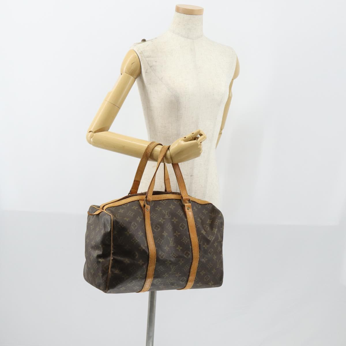 LOUIS VUITTON Monogram Sac Souple 35 Boston Bag M41626 LV Auth 152506