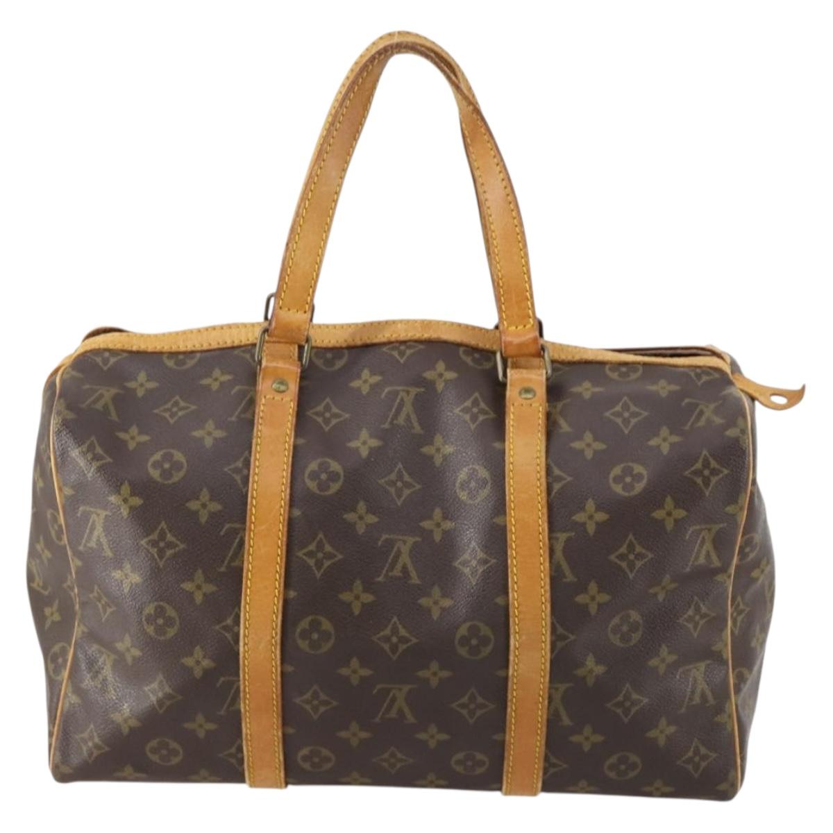 LOUIS VUITTON Monogram Sac Souple 35 Boston Bag M41626 LV Auth 152506