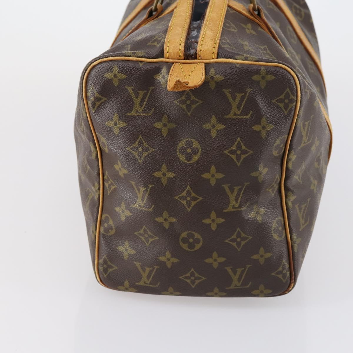 LOUIS VUITTON Monogram Sac Souple 35 Boston Bag M41626 LV Auth 152506