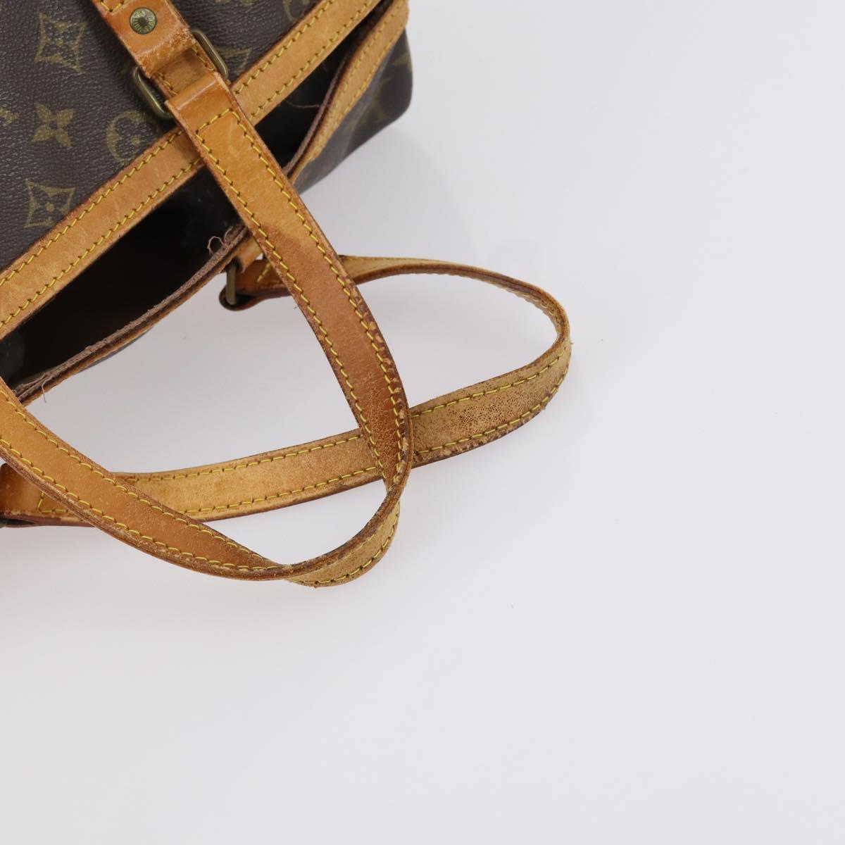 LOUIS VUITTON Monogram Sac Souple 35 Boston Bag M41626 LV Auth 152506