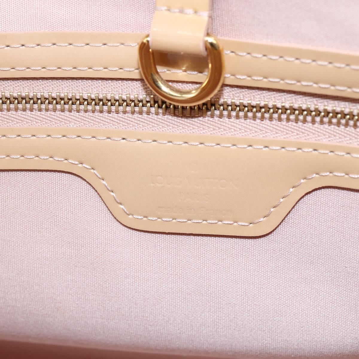LOUIS VUITTON Monogram Vernis Wilshire PM Bag Rose Florentin M91642 Auth 152514