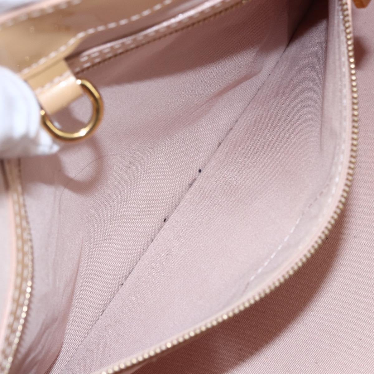 LOUIS VUITTON Monogram Vernis Wilshire PM Bag Rose Florentin M91642 Auth 152514