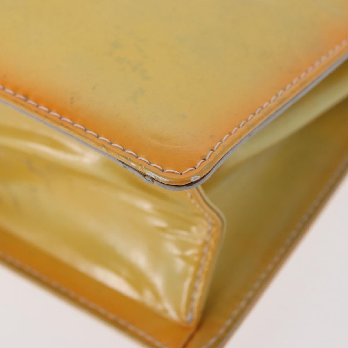 LOUIS VUITTON Monogram Vernis Spring street Hand Bag Gris M91029 LV Auth 152515