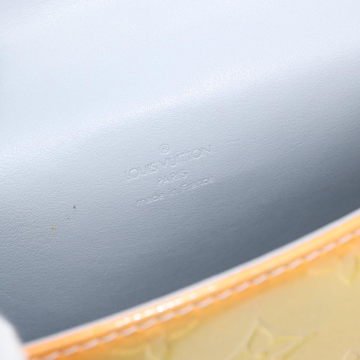 LOUIS VUITTON Monogram Vernis Spring street Hand Bag Gris M91029 LV Auth 152515