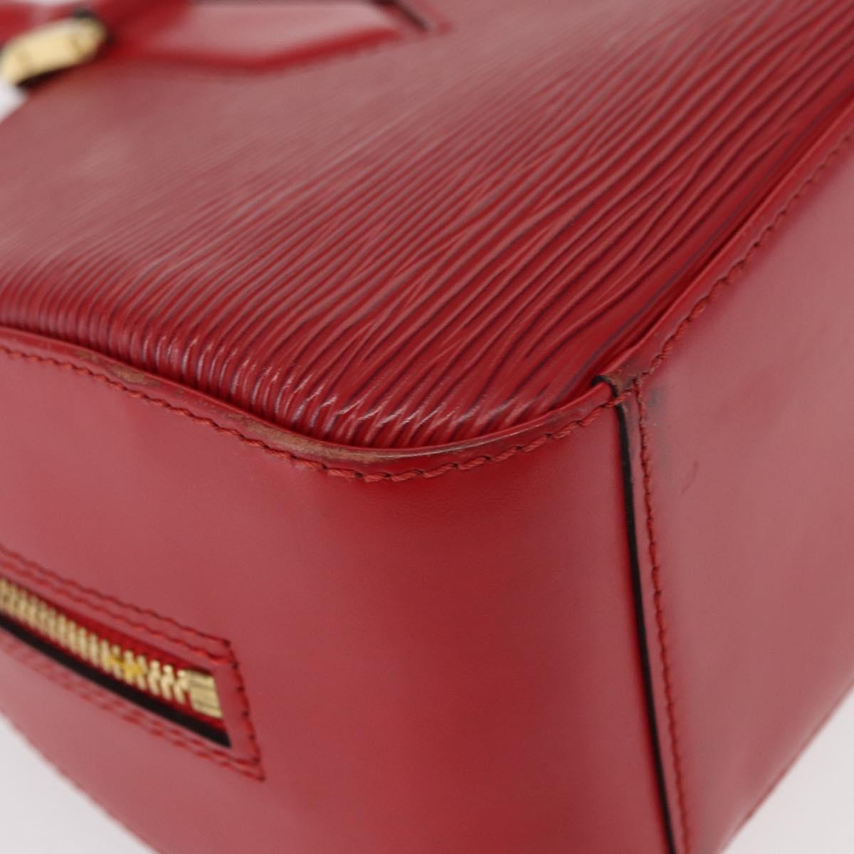 LOUIS VUITTON Epi jasmine Hand Bag Red M52087 LV Auth 152517
