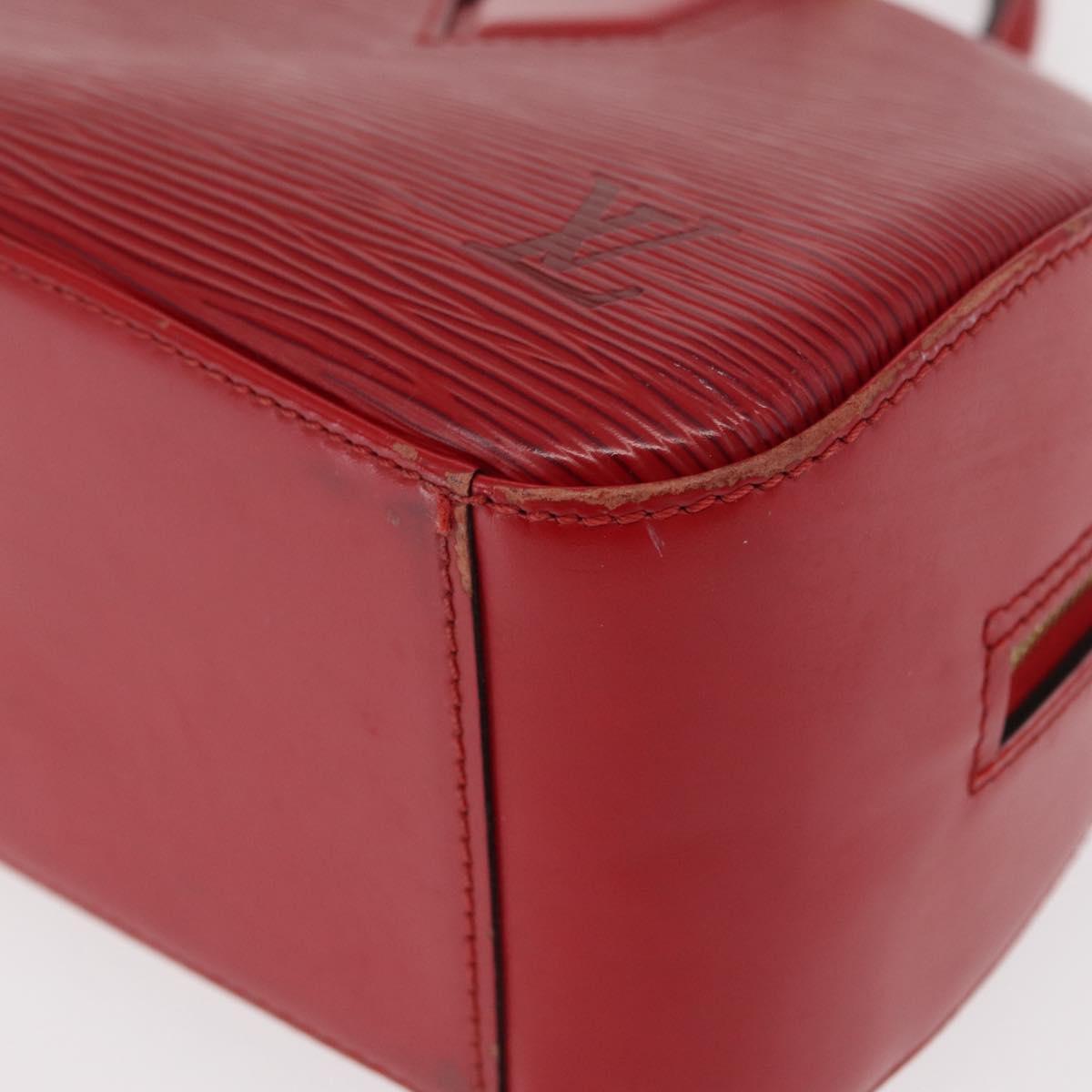 LOUIS VUITTON Epi jasmine Hand Bag Red M52087 LV Auth 152517