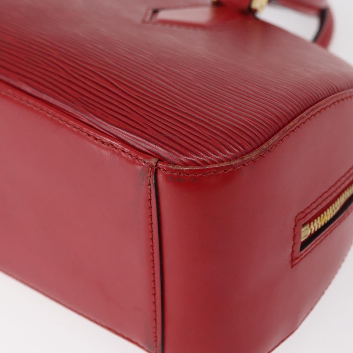 LOUIS VUITTON Epi jasmine Hand Bag Red M52087 LV Auth 152517