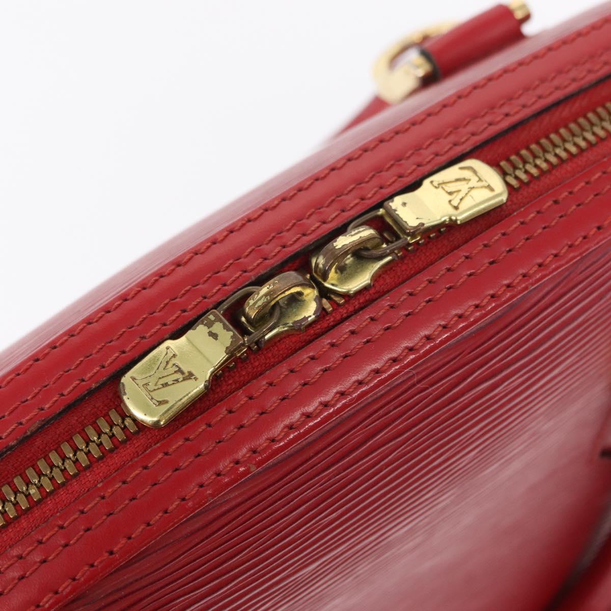 LOUIS VUITTON Epi jasmine Hand Bag Red M52087 LV Auth 152517