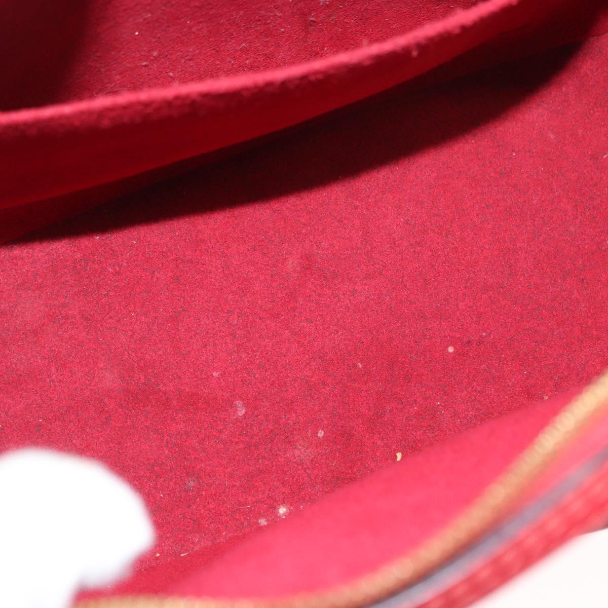 LOUIS VUITTON Epi jasmine Hand Bag Red M52087 LV Auth 152517