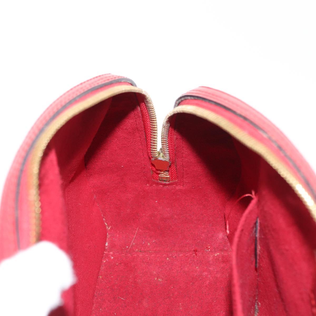 LOUIS VUITTON Epi jasmine Hand Bag Red M52087 LV Auth 152517