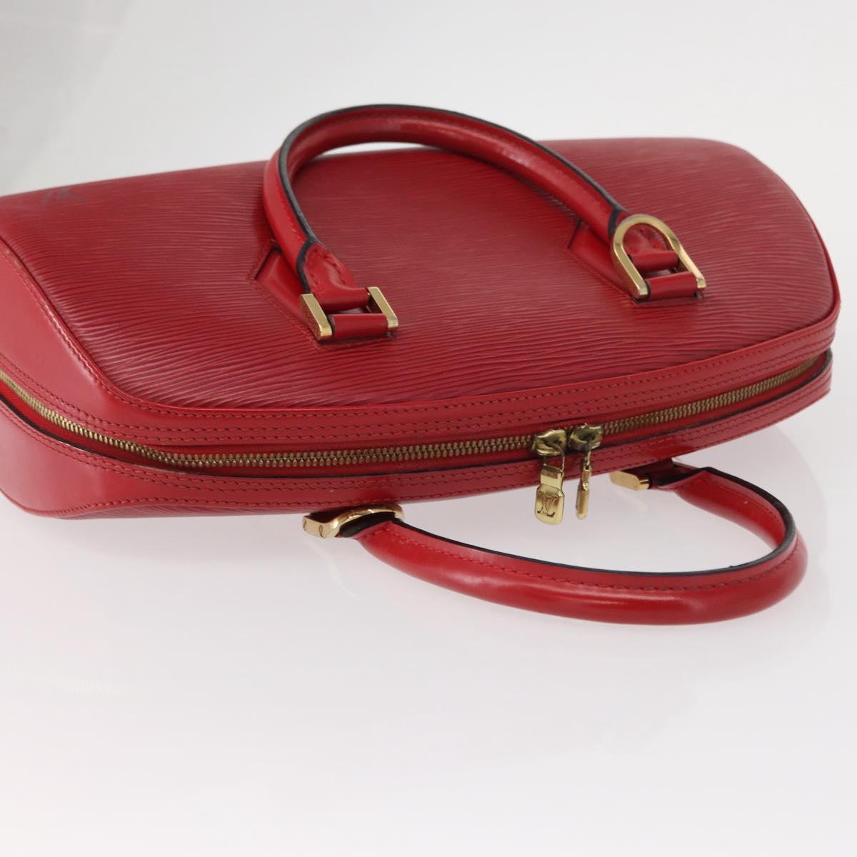 LOUIS VUITTON Epi jasmine Hand Bag Red M52087 LV Auth 152517