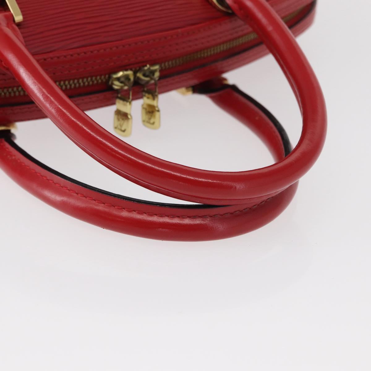 LOUIS VUITTON Epi jasmine Hand Bag Red M52087 LV Auth 152517