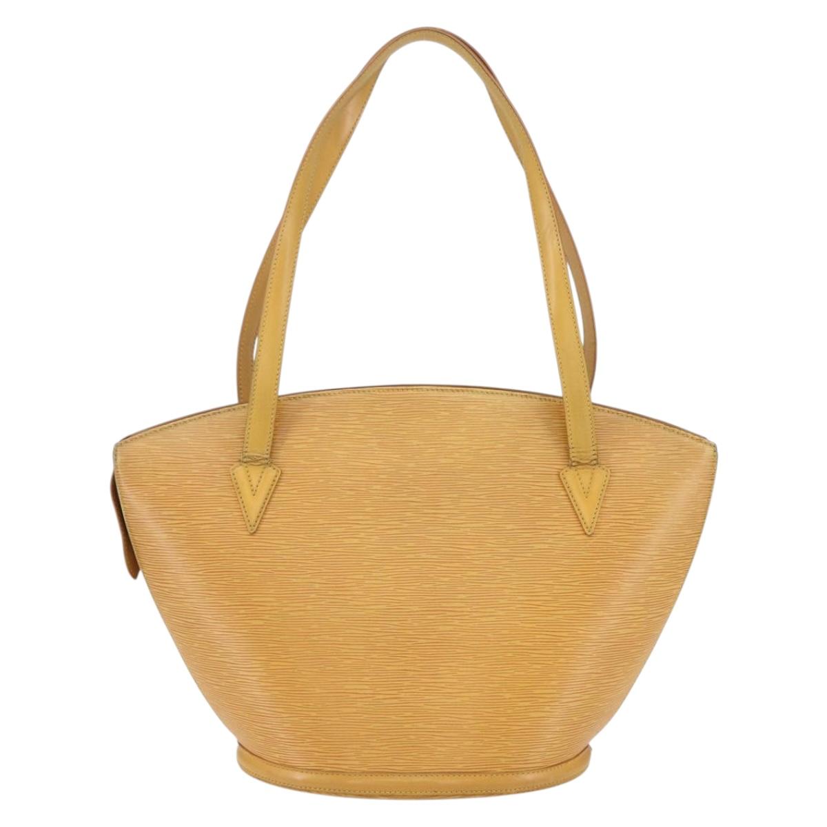 LOUIS VUITTON Epi Saint Jacques Shopping Shoulder Bag Yellow M52269 Auth 152520