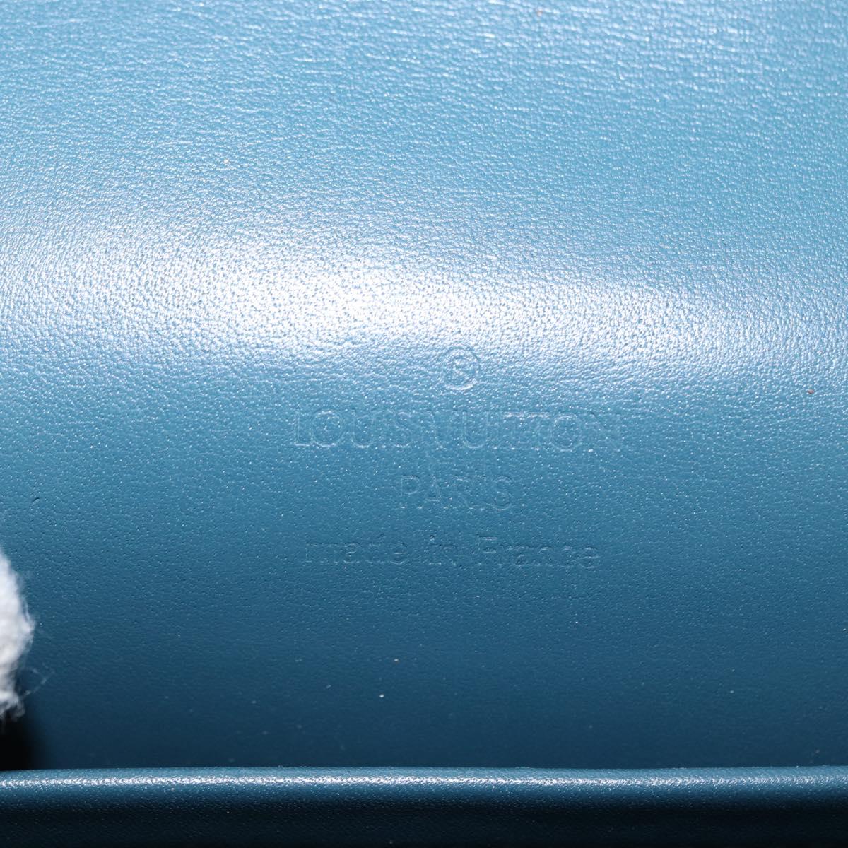 LOUIS VUITTON Damier Vernis Club Bag Green Petrol Blue M92128 LV Auth 152522