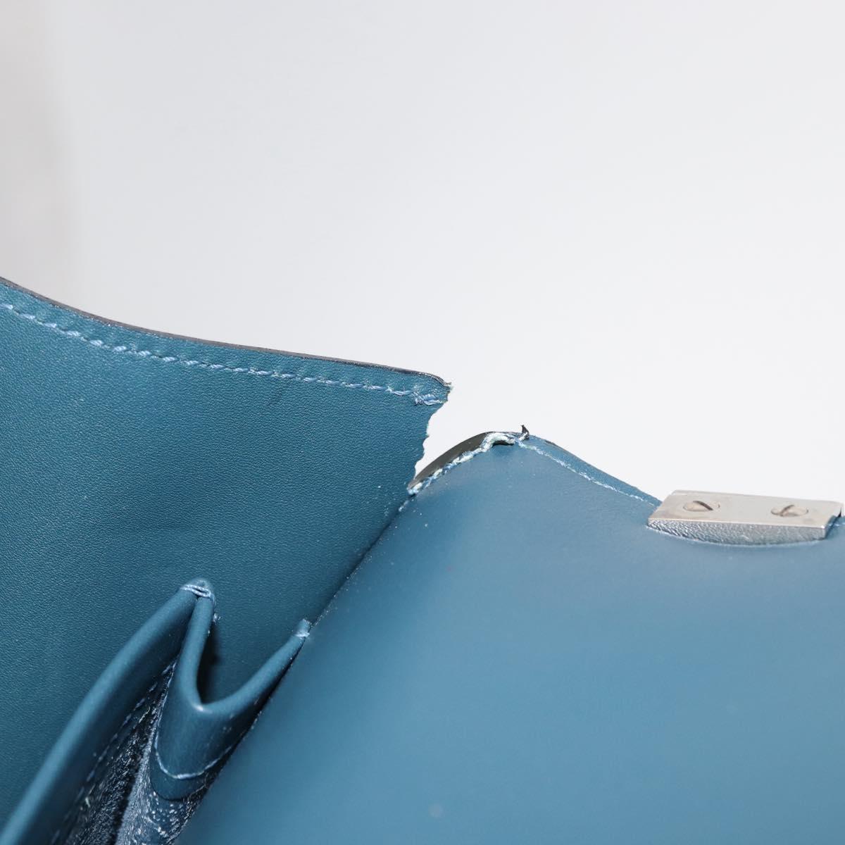 LOUIS VUITTON Damier Vernis Club Bag Green Petrol Blue M92128 LV Auth 152522