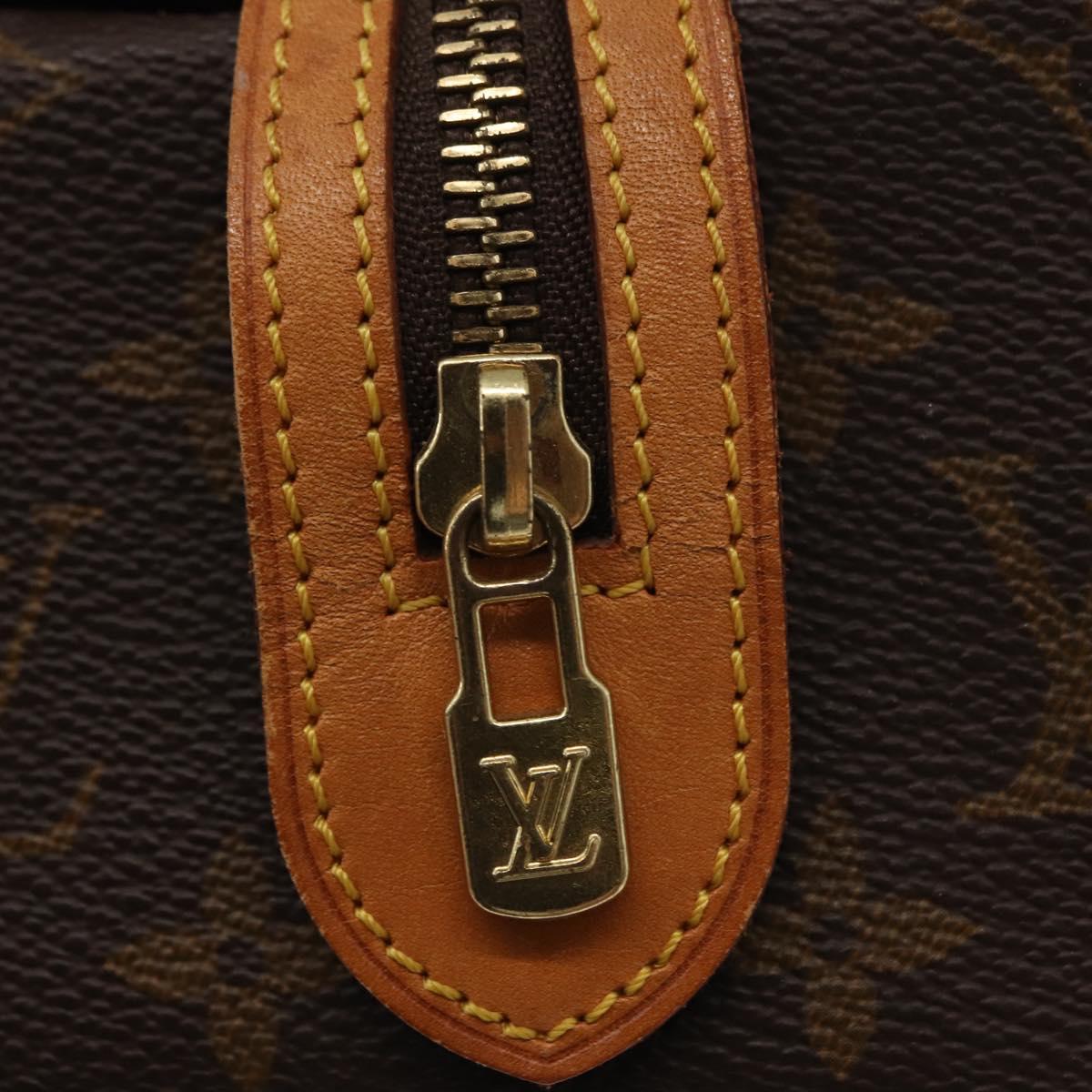 LOUIS VUITTON Monogram Trousse Patte Pression Cosmetic Pouch M47636 Auth 152526