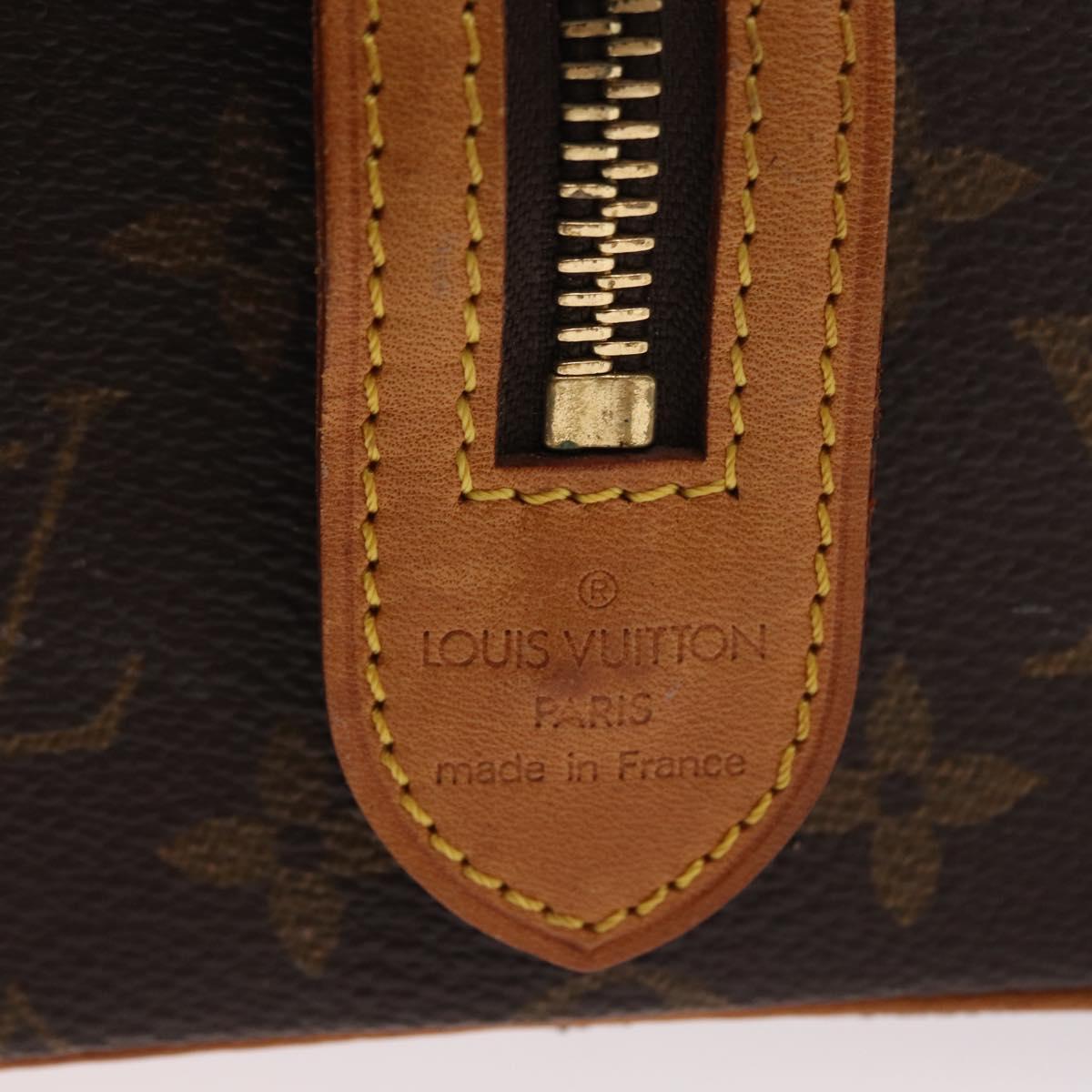 LOUIS VUITTON Monogram Trousse Patte Pression Cosmetic Pouch M47636 Auth 152526