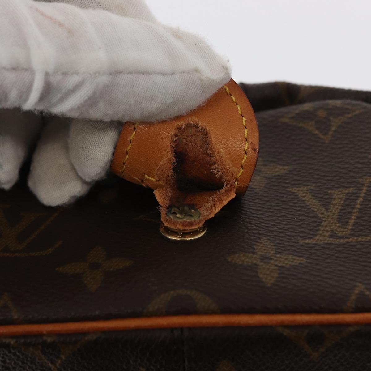 LOUIS VUITTON Monogram Trousse Patte Pression Cosmetic Pouch M47636 Auth 152526