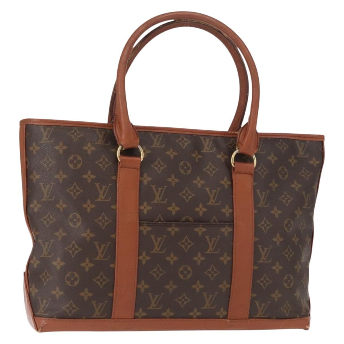 LOUIS VUITTON Monogram Sac Weekend PM Hand Bag M42425 LV Auth 152527