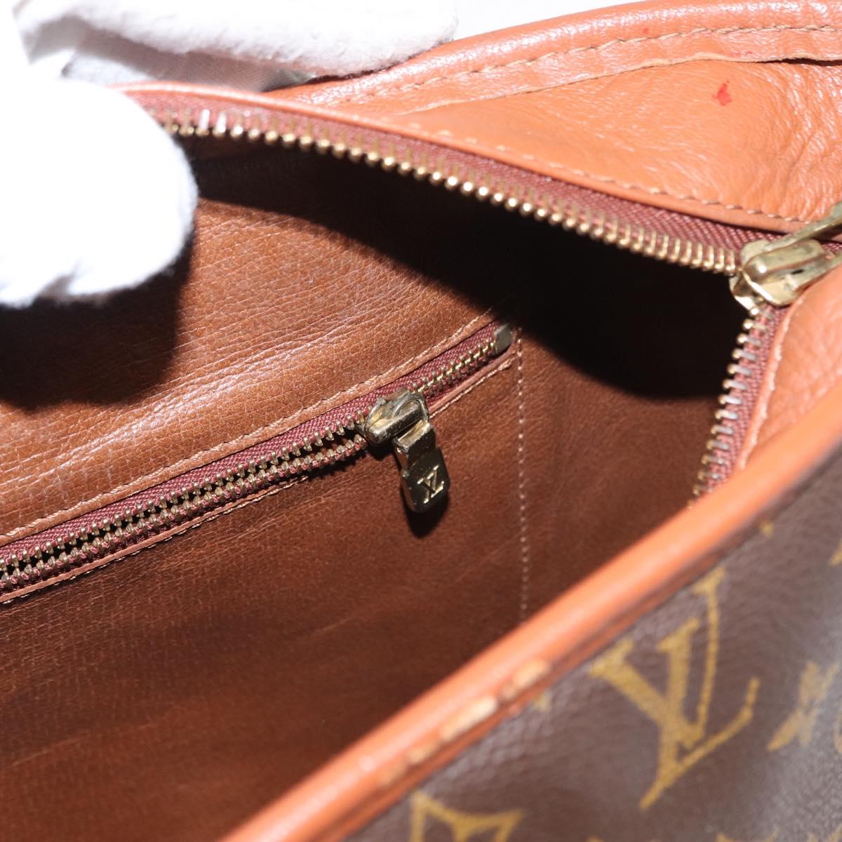 LOUIS VUITTON Monogram Sac Weekend PM Hand Bag M42425 LV Auth 152527