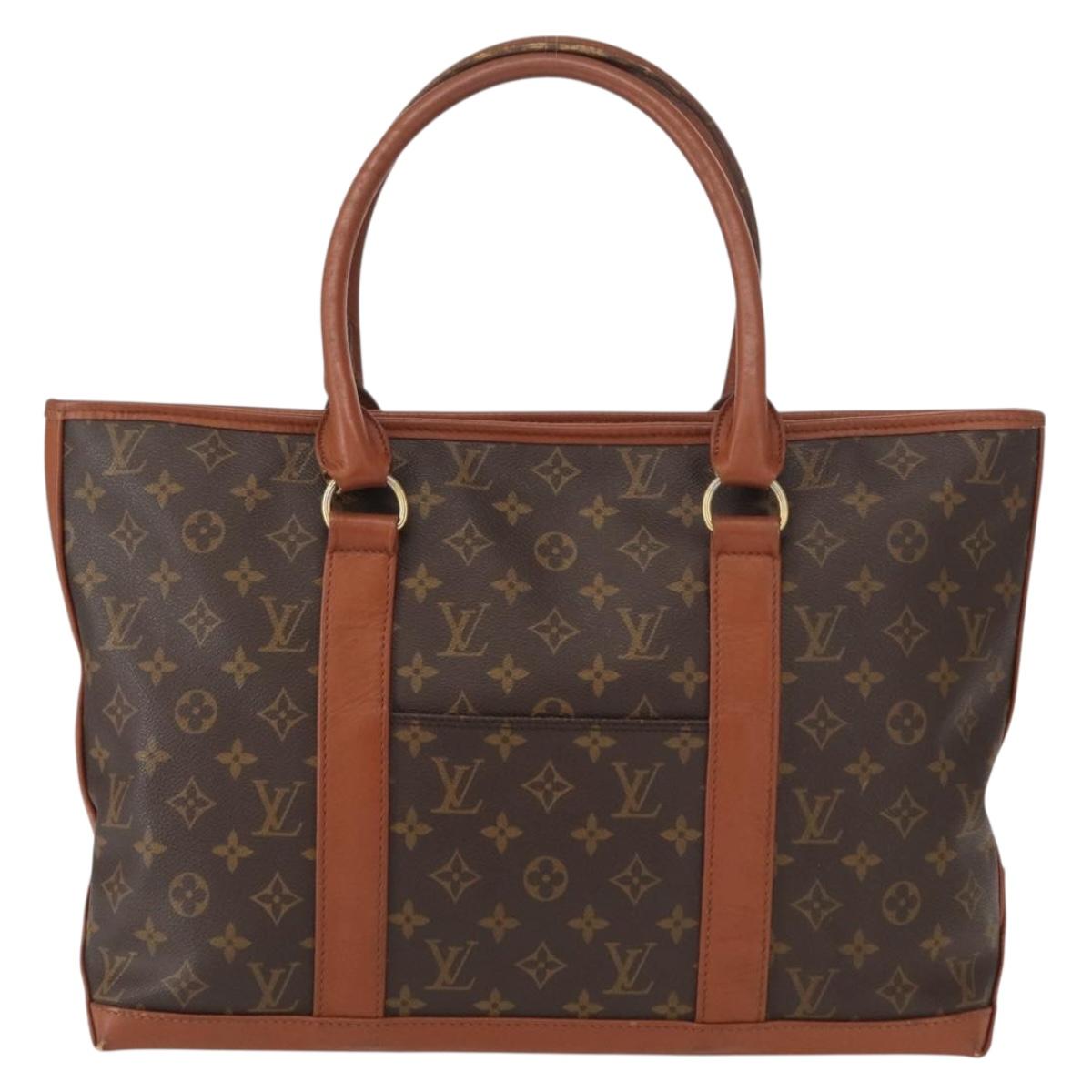 LOUIS VUITTON Monogram Sac Weekend PM Hand Bag M42425 LV Auth 152527