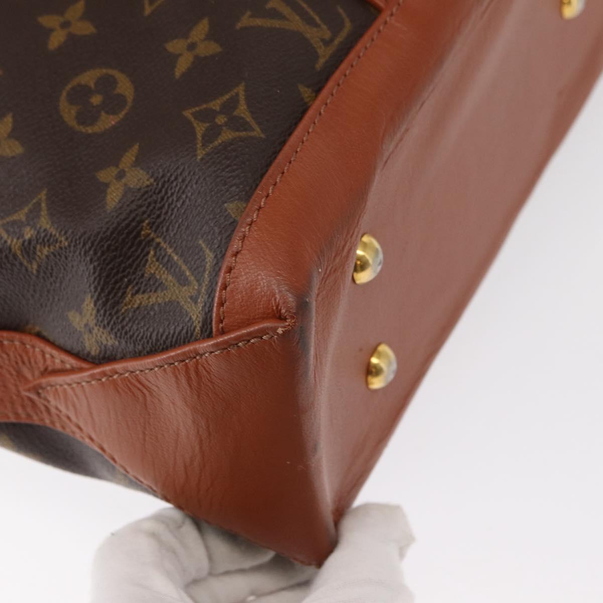 LOUIS VUITTON Monogram Sac Weekend PM Hand Bag M42425 LV Auth 152531