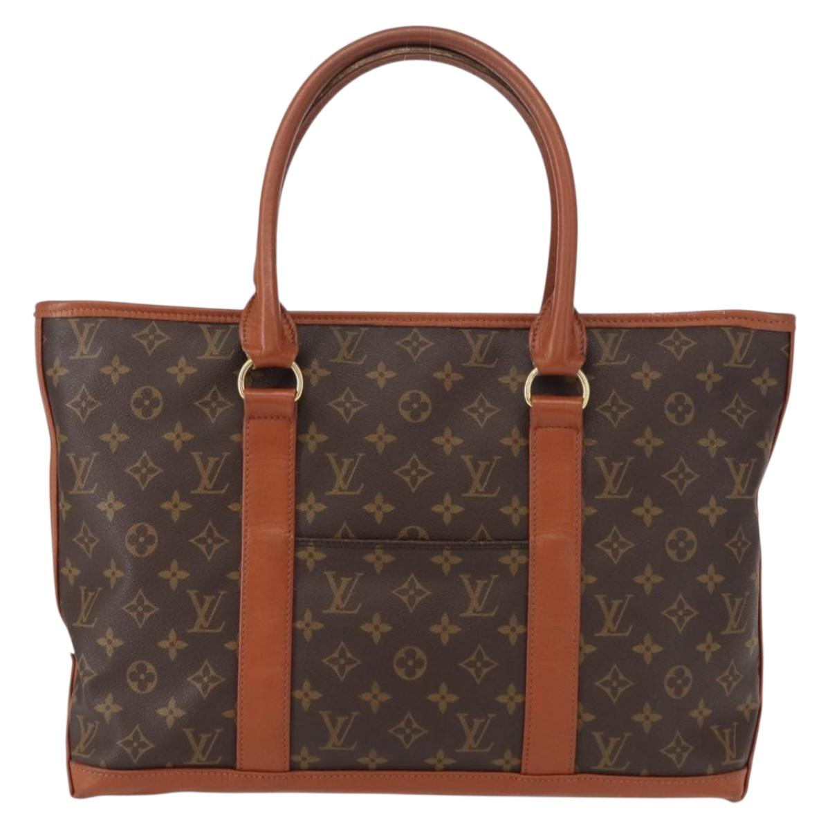 LOUIS VUITTON Monogram Sac Weekend PM Hand Bag M42425 LV Auth 152531