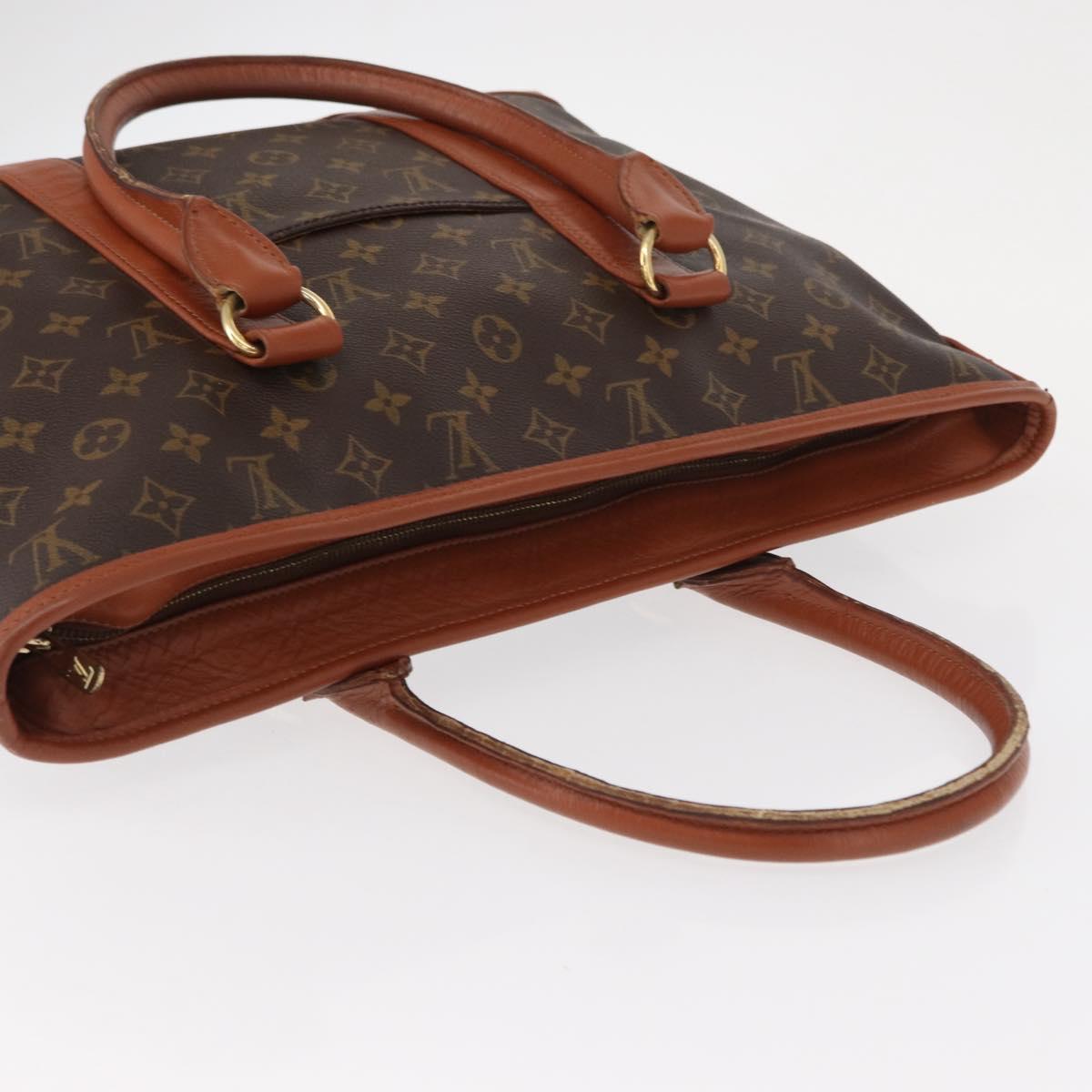 LOUIS VUITTON Monogram Sac Weekend PM Hand Bag M42425 LV Auth 152531