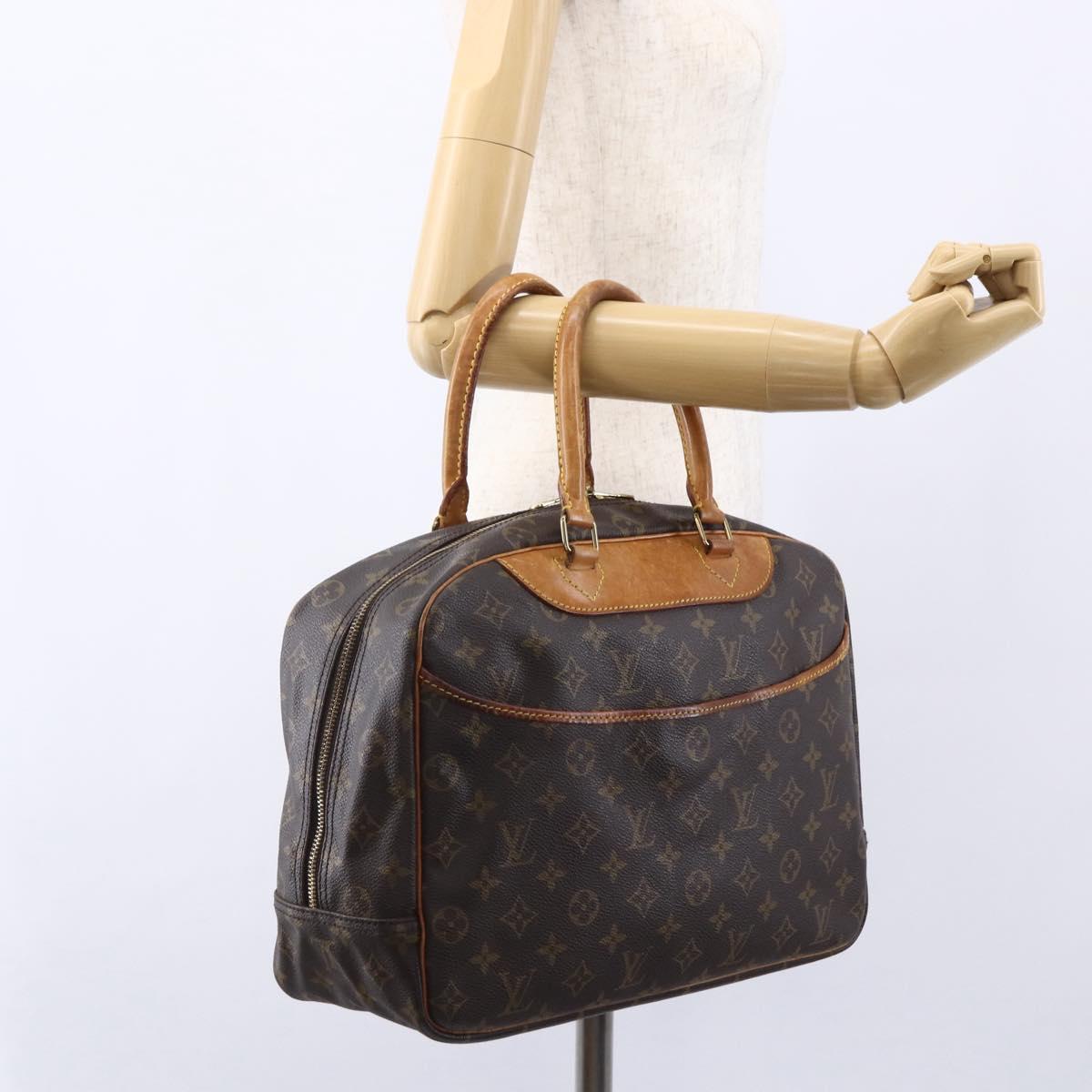 LOUIS VUITTON Monogram Deauville Hand Bag M47270 LV Auth 152532