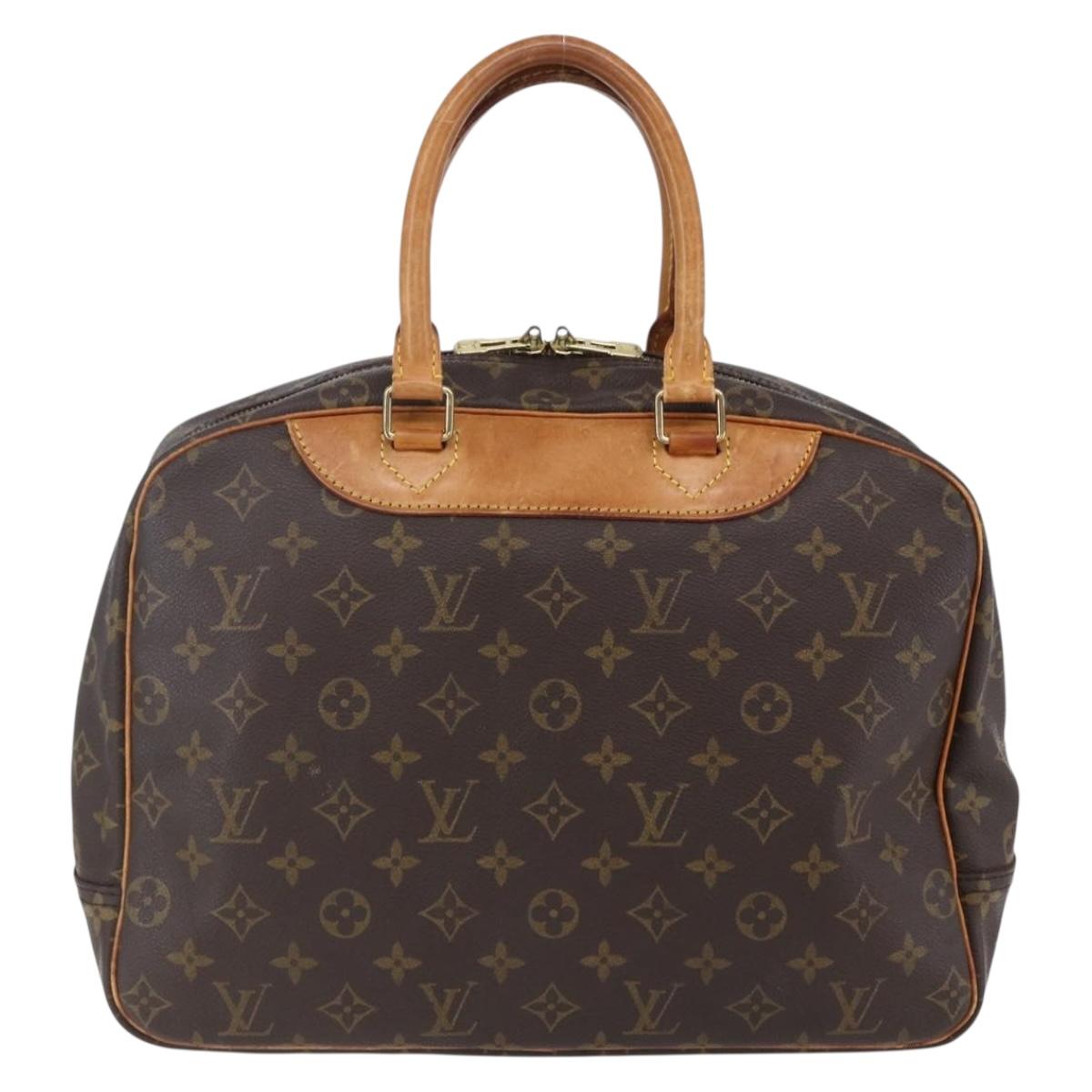 LOUIS VUITTON Monogram Deauville Hand Bag M47270 LV Auth 152532