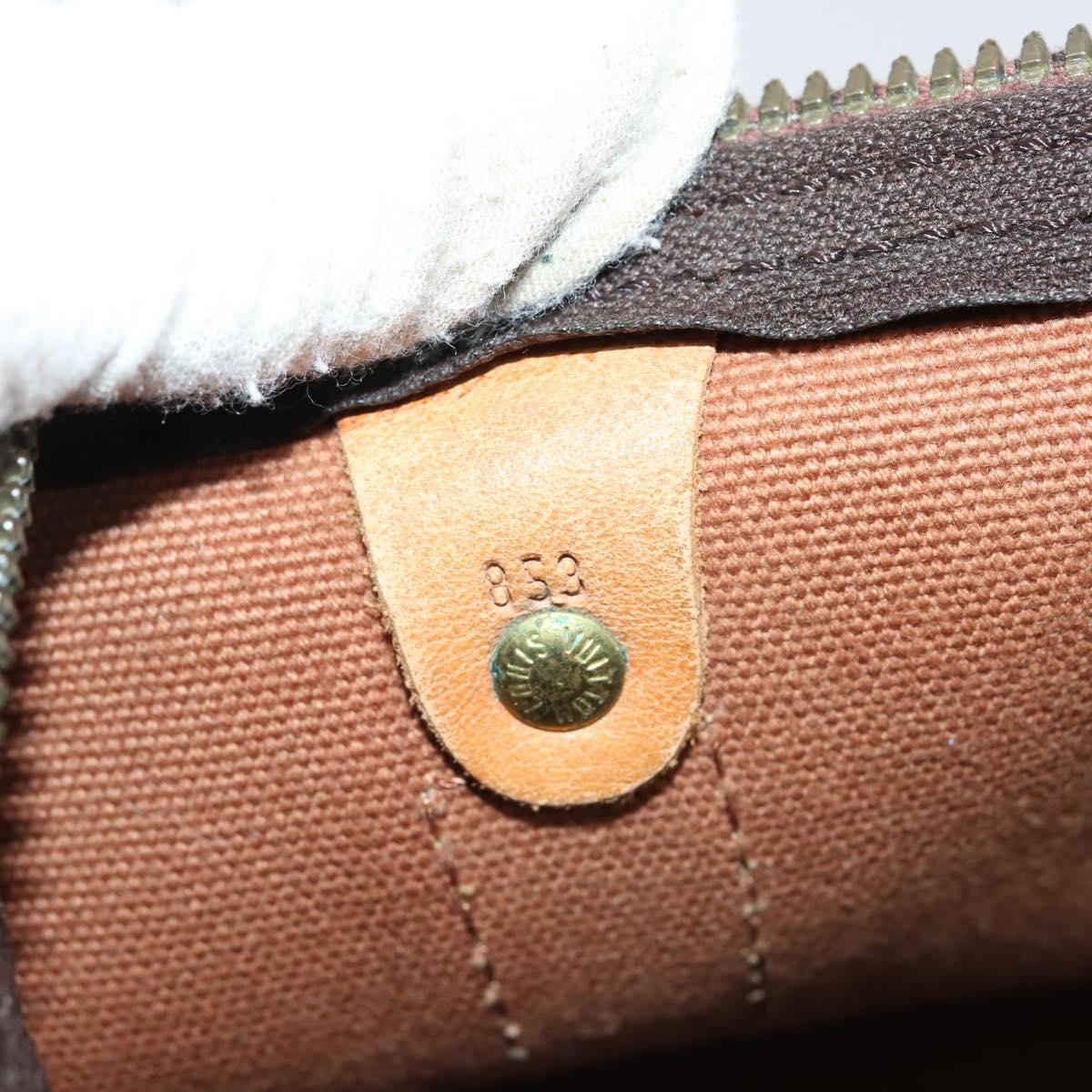 LOUIS VUITTON Monogram Keepall 50 Boston Bag M41426 LV Auth 152552