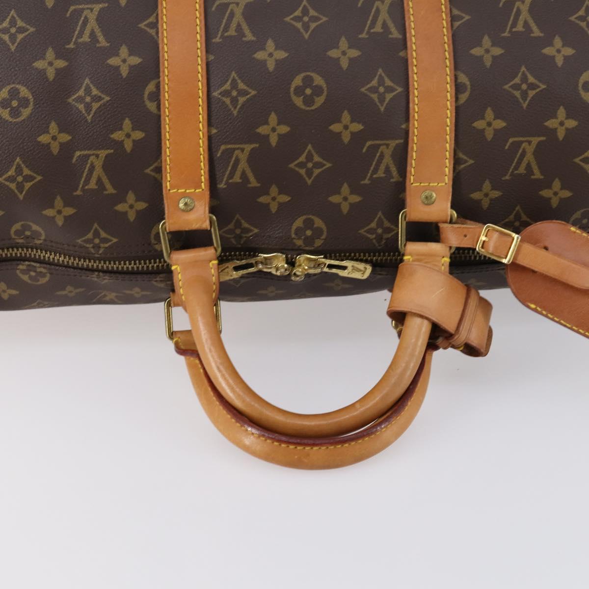 LOUIS VUITTON Monogram Keepall 50 Boston Bag M41426 LV Auth 152553