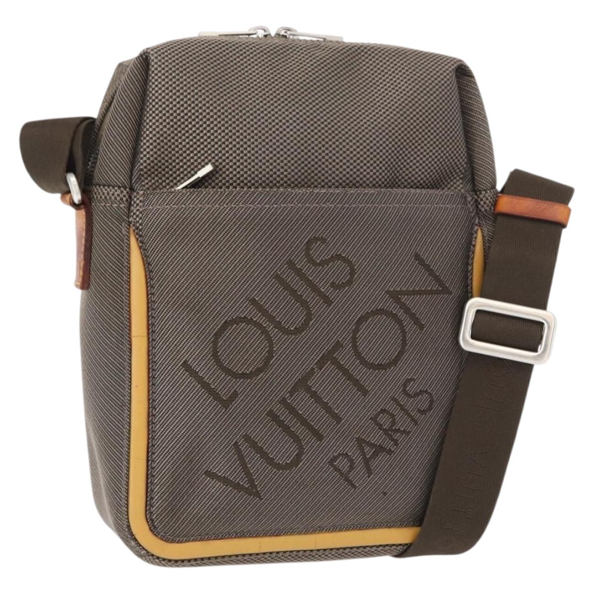 LOUIS VUITTON Damier Geant Sitadan MM Shoulder Bag Brown M93040 LV Auth 152556