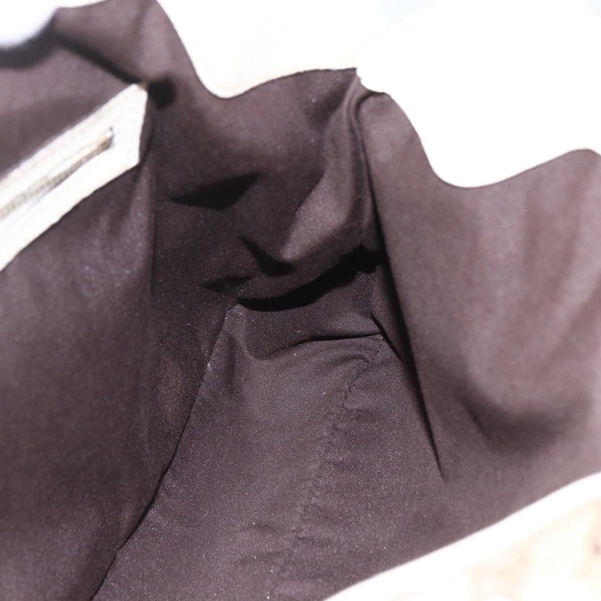 GUCCI GG Canvas Tote Bag Beige Gold 163288 Auth 152561