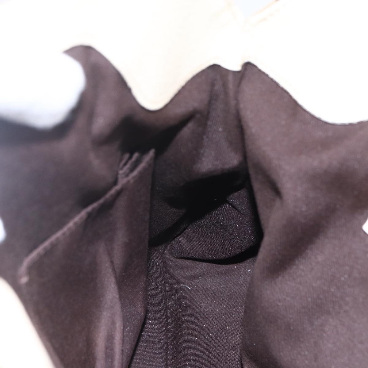 GUCCI GG Canvas Tote Bag Beige Gold 163288 Auth 152561