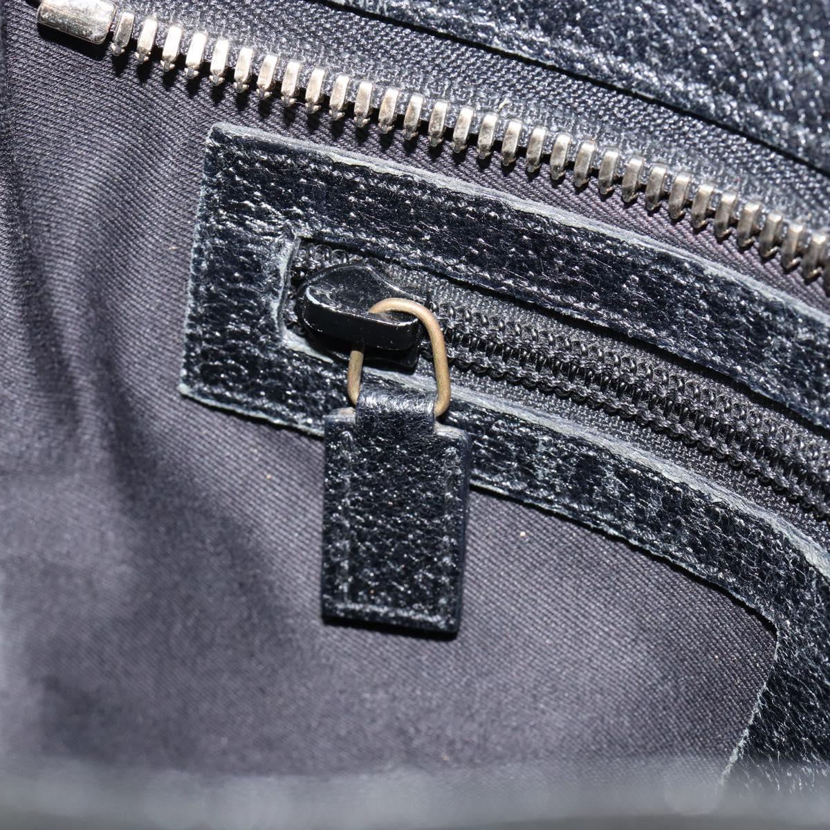 GUCCI GG Canvas Shoulder Bag Black Gold 115514 Auth 152563