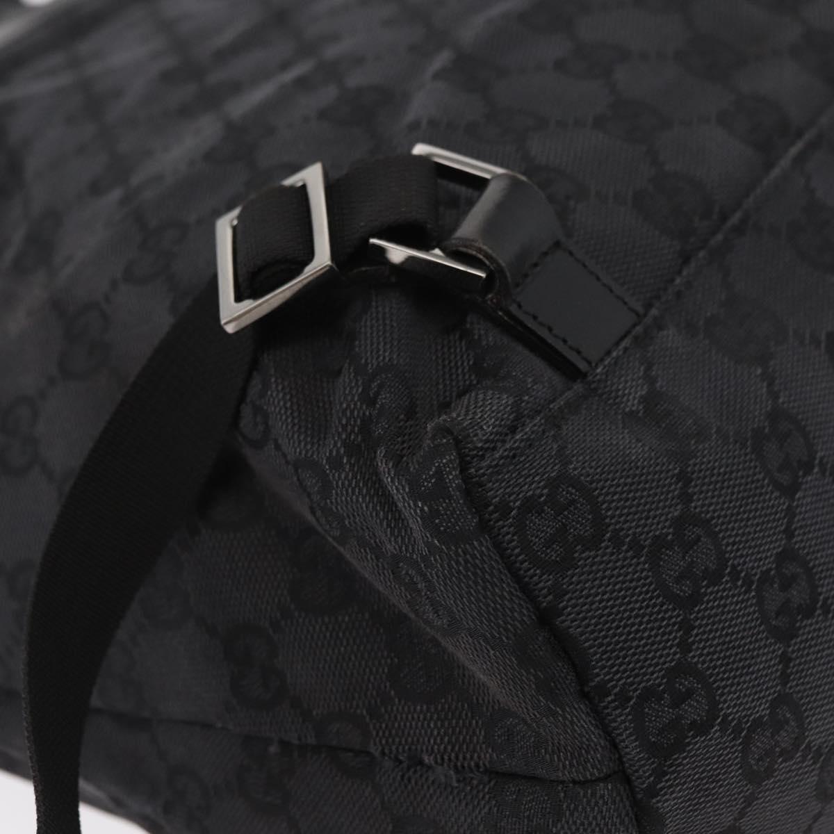 GUCCI GG Canvas Backpack Black 003 0238 Auth 152564
