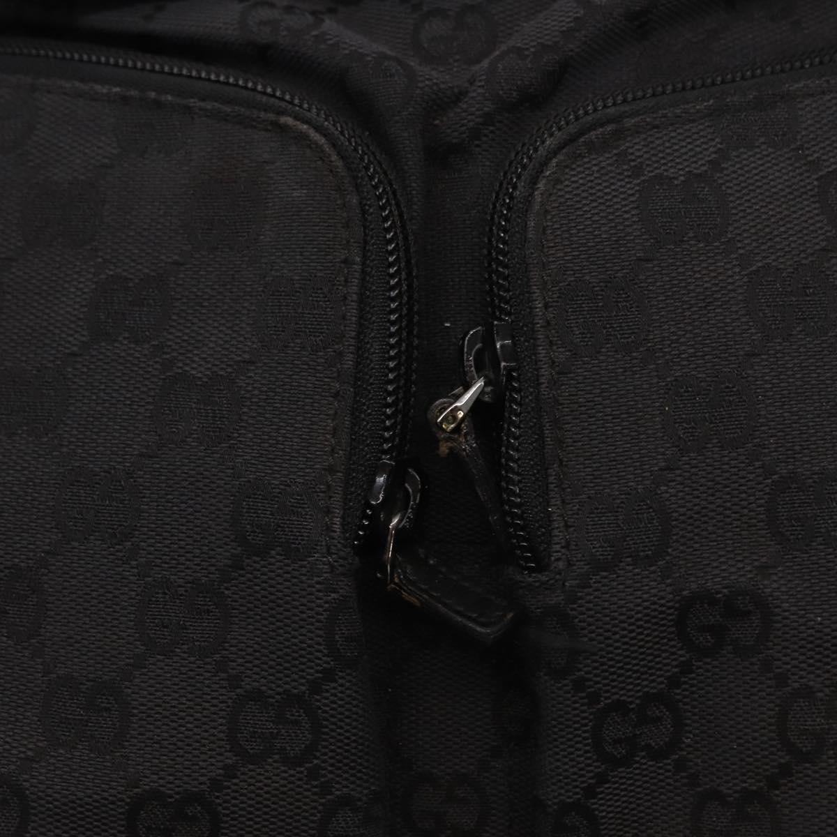 GUCCI GG Canvas Backpack Black 003 0238 Auth 152564