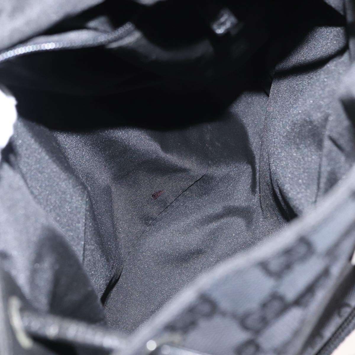 GUCCI GG Canvas Backpack Black 003 0238 Auth 152564