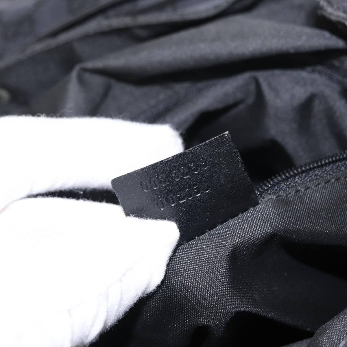 GUCCI GG Canvas Backpack Black 003 0238 Auth 152564