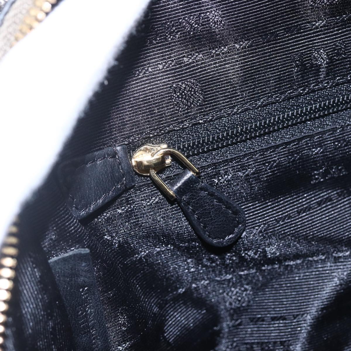 LOEWE Anagram Americana 28 Hand Bag Leather Gold Auth 152592