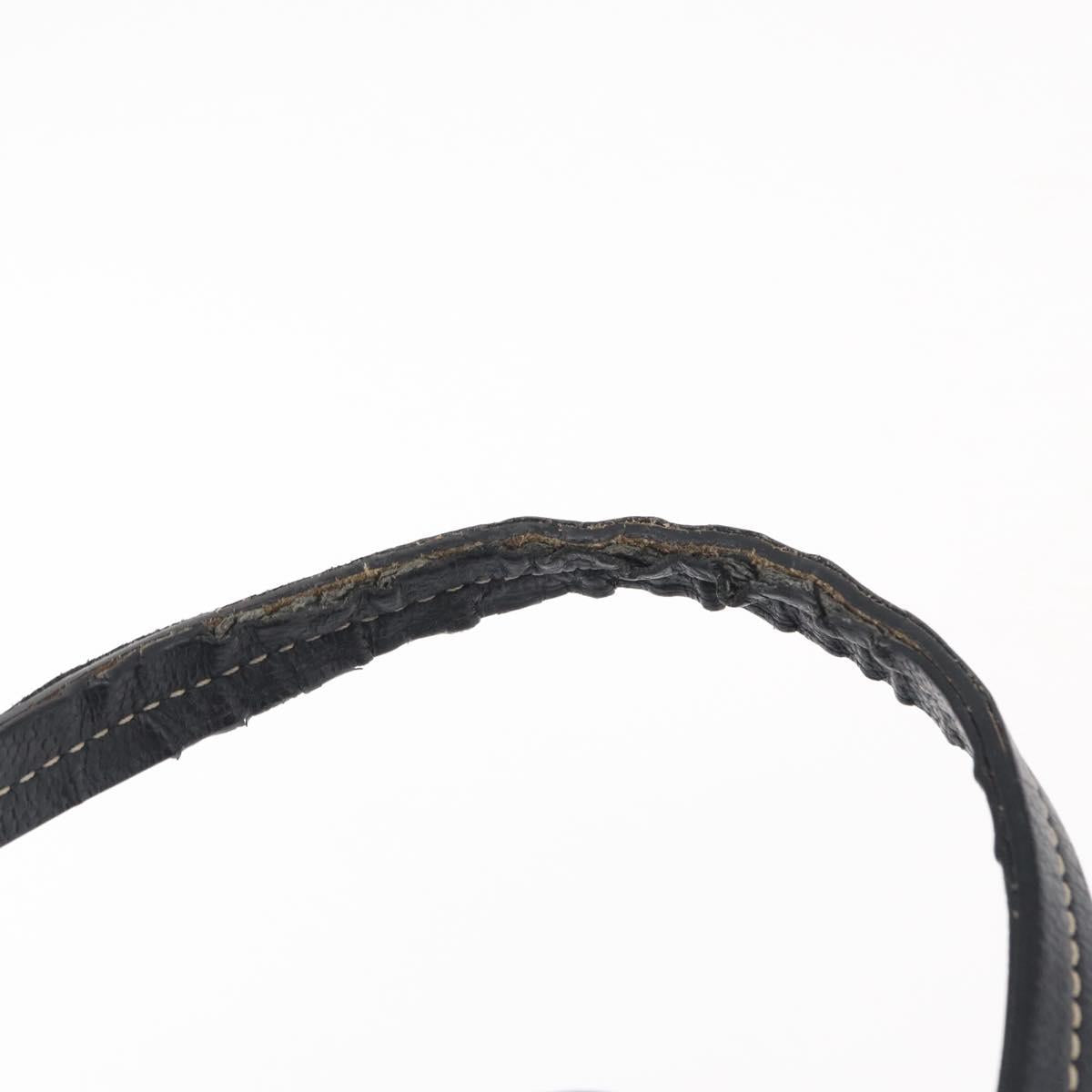 CHANEL Central Station Tote Bag PVC Canvas Black Silver CC Auth 152594